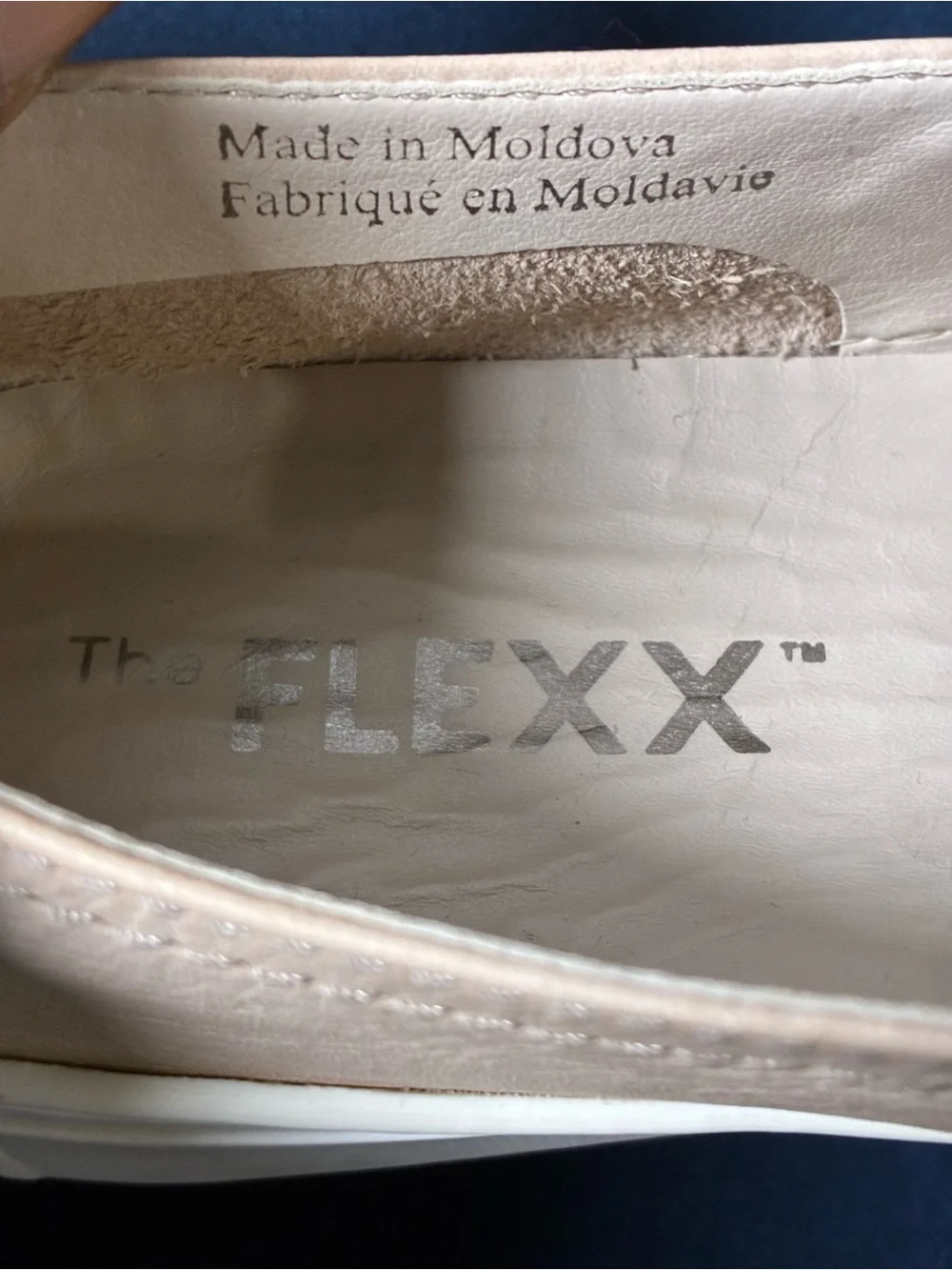 THE FLEXX Men’s Woven Slip-On Loafers in Tan with White Sole